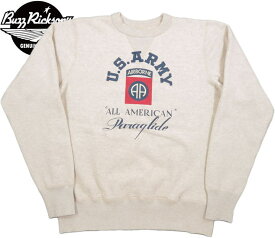 BUZZ RICKSON'S/バズリクソンズ SET-IN CREW NECK SWEAT SHIRT “ALL AMERICAN PARAGLIDE” プリント トレーナー/セットインスリーブ・スウェットシャツ OATMEAL(オートミール)/Lot No. BR69116