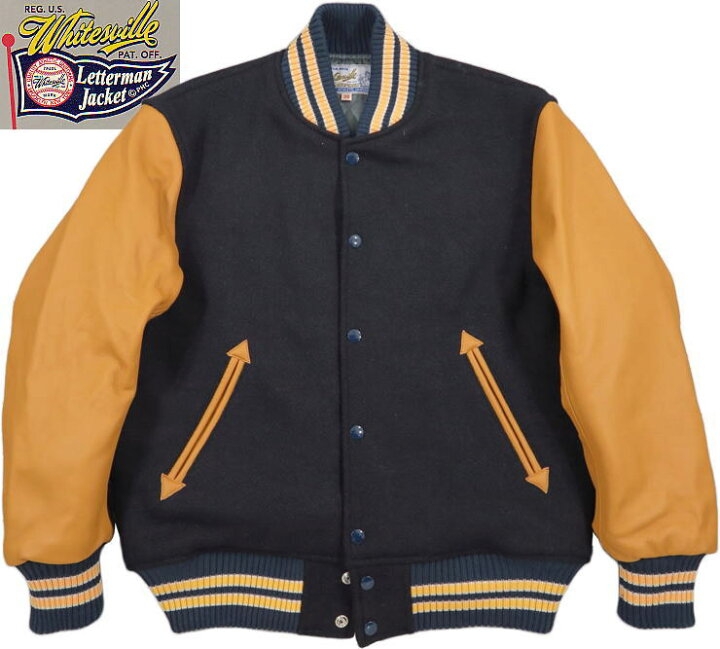 楽天市場】WHITESVILLE/ホワイツビル 30oz. WOOL MELTON AWARD JACKET 