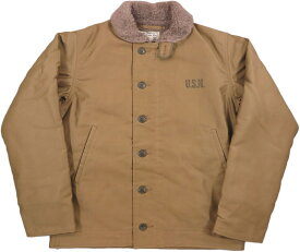 BUZZ RICKSON'S/バズリクソンズ Jacket, Deck, Zip Type N-1 Khaki “NAVY DEPARTMENT DEMOTEX-ED” N-1デッキジャケット/N-1デモテックス実名ラベルバージョン 01)KHAKI(カーキ)/Lot No. BR15345