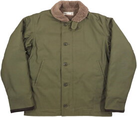 BUZZ RICKSON'S/バズリクソンズ Jacket, Deck, Zip Type N-1 “COTTON SATIN VERSION” N-1デッキジャケット/N-1コットン・バックサテンバージョン 01) OLIVE(オリーブ)/Lot No. BR15338