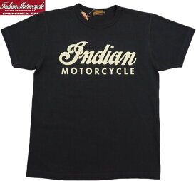 INDIAN MOTORCYCLE/インディアンモーターサイクル S/S T-SHIRT “INDIAN LOGO” 半袖プリントTシャツ/カットソー BLACK(ブラック)/Lot No.IM79187