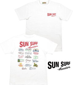 SUN SURF S/S SPECIAL T-SHIRTS サンサーフ スペシャルプリントTシャツ/カットソー 165) RED(レッド)/Lot No. SS79183