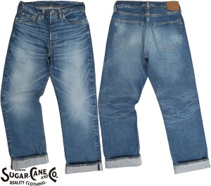 SUGAR CANE/VK[P[ 14.25oz. DENIM 1947 AGED MODEL (REGULAR STRAIGHT)14.25IXEZrbWfjE1947f/GCWOHf Lot No. SC41947SW-429