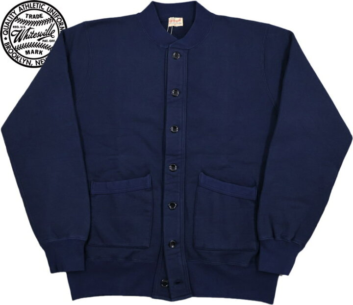 楽天市場】Whitesville/ホワイツビル BUTTON FRONT ATHLETIC COAT 