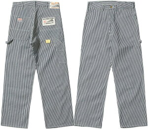 SUGAR CANE/�V���K�[�P�[�� 11oz. HICKORY STRIPE WORK PANTS 11�I���X�A�q�b�R���[�X�g���C�v���[�N�p���c/�y�C���^�[�p���c/�q�b�R���[�y�C���^�[ 421A�jONE WASH(�����E�H�b�V��)/Lot No. SC42496