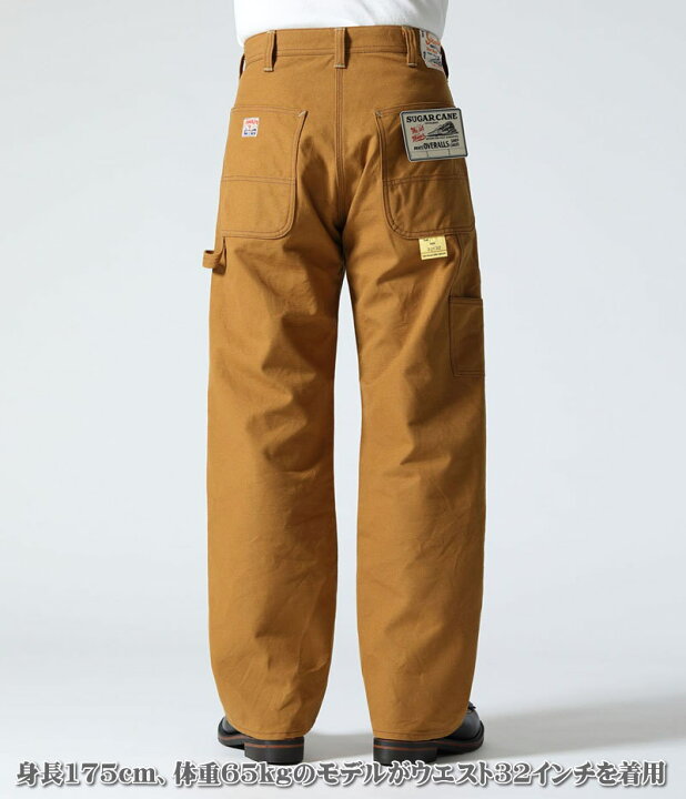 楽天市場】SUGAR CANE/シュガーケーン 13oz. BROWN DUCK WORK PANTS 13 