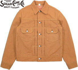 SUGAR CANE/シュガーケーン13oz. BROWN DUCK JACKET 1953 MODEL ブラウンダックジャケット/ブラウンダック 2nd(セカンド)Gジャン/ダックジージャン 431) ONE WASH(ワンウォッシュ)/Lot No. SC14602