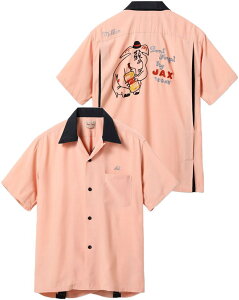 STYLE EYES/�X�^�C���A�C�Y RAYON BOWLING SHIRT �gJAX BEER�h �`�F�[���h�J����A�{�E�����O�V���c/���[�����{�[�����O�V���c 162) PINK(�s���N)/Lot No. SE39458