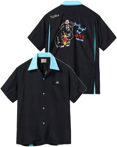 STYLE EYES/�X�^�C���A�C�Y RAYON BOWLING SHIRT �gJAX BEER�h �`�F�[���h�J����A�{�E�����O�V���c/���[�����{�[�����O�V���c 119) BLACK(�u���b�N)/Lot No. SE39458