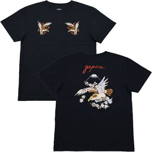 TAILOR TOYO/�e�[���[�g�[���[ SUKA T-SHIRT EMBROIDERED �gEAGLE�h �X�JT�V���c/�X�JTee 119) BLACK(�u���b�N)/Lot No. TT79587