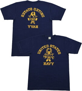BUZZ RICKSON'S/�o�Y���N�\���Y SLUB YARN T-SHIRT UNITED STATES NAVY �����v�����g �X���u���[��T�V���c/�~���^���[�v�����gTEE 128) NAVY(�l�C�r�[)/Lot No. BR79566