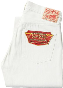 SUGAR CANE/�V���K�[�P�[�� 13oz. WHITE DENIM �g1947 MODEL�h (REGULAR STRAIGHT) �u1947���f���v13�I���X�E�z���C�g�Z���r�b�W�f�j���E���M�����[�X�g���[�g/�z���C�g�W�[���Y 401A) ONE WASH(�����E�H�b�V��)/Lot