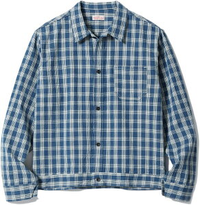 SUN SURF/�T���T�[�t UNION SUPPLY PALAKA CHECK SHIRT BLOUSE ���j�I���T�v���C�E�p���J�`�F�b�N�E�V���c�E�u���E�X/�p���J�`�F�b�N �V���c�u���]�� 421A) ONE WASH(�����E�H�b�V��)/Lot No. US15901
