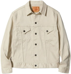SUGAR CANE/�V���K�[�P�[�� 11oz. COTTON PIQUE JACKET 1962 MODEL �R�b�g���s�P�A�f�j���W���P�b�g/3rd(�T�[�h)G�W����/�W�[�W���� 401A) OFF WHITE(�I�t�z���C�g)/ Lot No. SC15900