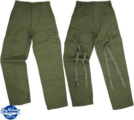 BUZZ RICKSON'S/バズリクソンズ TROUSERS, MEN'S, COTTON WIND RESISTANT POPLIN,OLIVE GREEN, ARMY SHADE 107 6ポケット、ミリタリーカーゴパンツ 149)OLIVE(オリーブカーキ)Lot No. BR40927