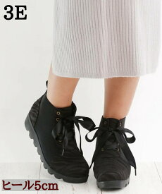 【年間定番】hanaSTYLE サテンリボンショートブーツ ゼブラ（145-1021）（靴単品の価格です）ミセス ミセスファッション 大人可愛い 30代 40代 50代 60代　若見え　楽な靴　ミセスの靴　歩きやすい靴