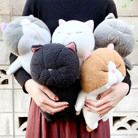 new【即日発送】大きいサイズ！！【ぼうみたいなねこ】ぼうみたいなねこぬいぐるみ　Lサイズ（全5種）猫　雑貨 可愛い　ネコ　ねこ　インテリア雑貨　おおきなぼうねこ　大きなぬいぐるみ　プレゼントに　クリスマス　 内藤デザイン研究所