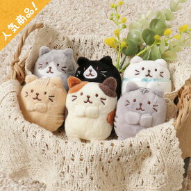 【即日発送】【ふくふくにゃんこ】マスコットS　　猫　猫柄　ぬいぐるみ　かわいい　FFN　雑貨 可愛い　ネコ　ねこ　小さいサイズ　インテリア　雑貨 　プレゼントに　2163555010738　Fuku Fuku Nyanko　 ふくふくにゃんこ　手のひらサイズ