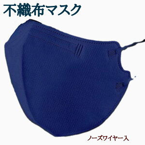 【即日発送】大人用 不織布マスク【国内検品】高機能 くちばし デザインマスク おしゃれマスク 除菌 ファッションマスク HSF 可愛いマスク 使い捨てマスク 小顔効果  Ks600ネイビー 7枚