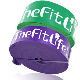 TheFitLife フィットネスチューブ トレーニングチューブ トレーニングバンド チューブ 筋トレ - 天然ラテックス製 懸垂アシスト 懸垂