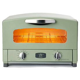 Aladdin (アラジン) グラファイト トースター 2枚焼き 温度調節機能 タイマー機能付き [遠赤グラファイト 搭載] グリーン CAT-GS13B(