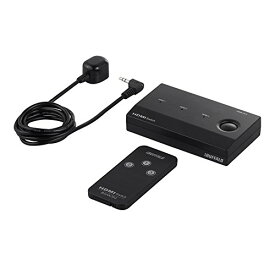 iBUFFALO HDMI切替器 3台用 リモコン付 Nintendo Switch動作確認済 ブラック BSAK302
