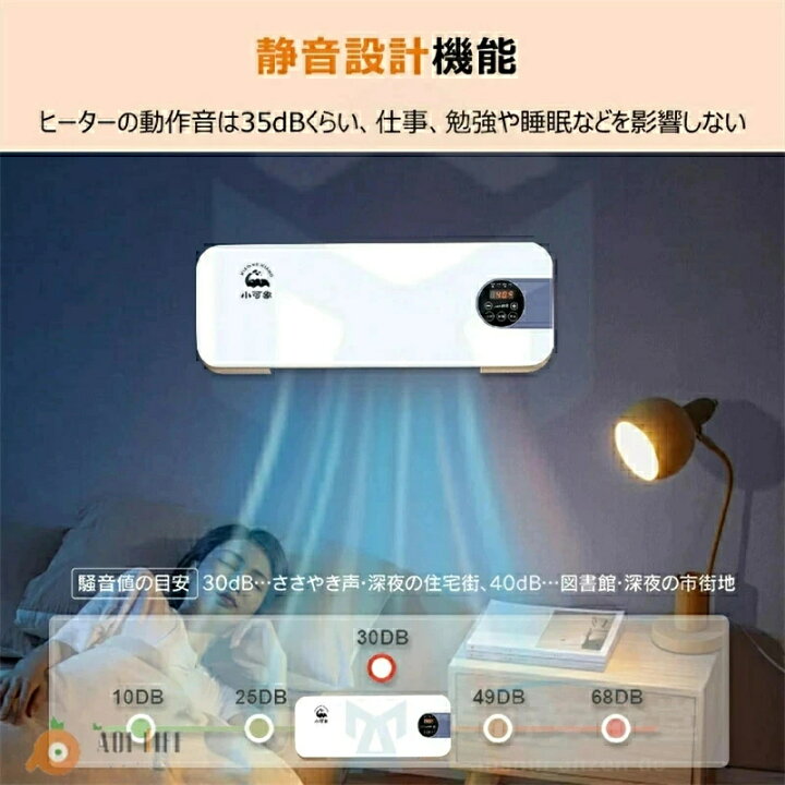 楽天市場】エアコン 工事不要 扇風機 壁掛け 冷暖両用 移動式 ヒーター 