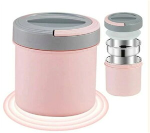 車用電熱弁当箱 保温弁当箱 2段式電気加熱式弁当箱 新型USB加熱 車載用 保温ランチジャー 304ステンレス鋼 静音・無味 水必要なし お弁当箱 子供用 可愛い 定温保温65℃ 便利