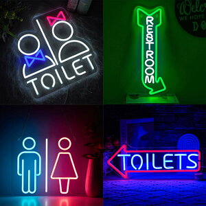TOLIETlICg  LED gCTC USBd AN ̃lITC Men Women j  WC Ŕ gC \  TCv[g W  toilet sign ItBX Xg 