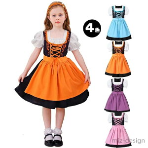 【送料無料】ハロウィン 衣装 子供 女の子 アリス衣装 ドレス 子供コスチューム 衣装 ブルー 水色 ハロウィン 仮装 エプロン キッズ 子ども お姫様 服 ワンピース