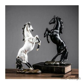 【送料無料】跳ね馬 立ち馬 西洋 十二支 干支 縁起物 風水 インテリア 飾り アンティーク ヴィンテージ インテリア オブジェ 置物 馬