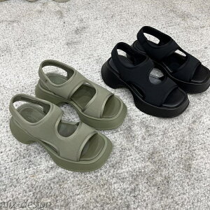 【送料無料】レディース 厚底 スポーツサンダル 通気性 韓国風 カジュアル 歩きやすい