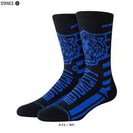 ◆メール便対応商品◆STANCE（スタンス）TIGERS TS CREW（A556A24TIG）（野球/ベースボール/トレーニング/スポーツ/ランニング/カジュアル/ソックス/靴下/MLB/メジャーリーグ/デトロイト・タイガース/男性用/メンズ）