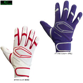 ◆メール便対応商品◆CUTTERS（カッターズ）限定 パワーコントロール4.0 両手用（B444）（野球/ベースボール/ソフトボール/バッティンググローブ/バッティンググラブ/バッティング手袋/打撃手袋/革手/一般用）