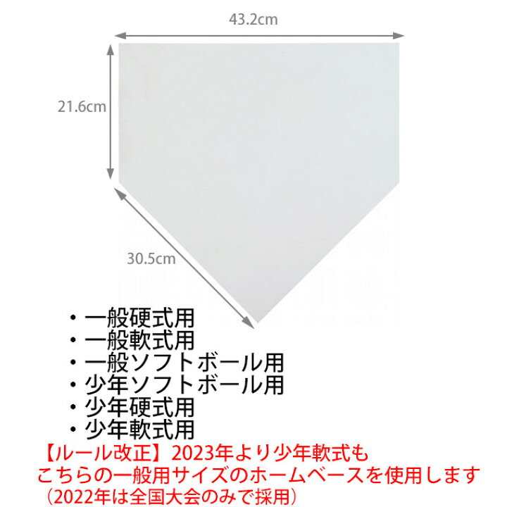市場 ＳＳＫ エスエスケイ 5mm 公式規格品 野球 ゴムホームベース 一般用