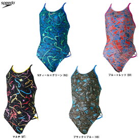◆メール便対応商品◆SPEEDO（スピード）ファンピースエムクロスレッグターンズスーツ（STW02355）（スポーツ/水泳/スイミング/プール/フィットネス/トレーニング/ジム/スイムウェア/水着/女性用/レディース）