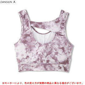 ◆メール便対応商品◆DANSKIN（ダンスキン）アロンジェプリントミドルトップ（DC10117P）（フィットネス/エクササイズ/ランニング/トレーニング/スポーツ/ヨガ/ピラティス/スポーツブラ/インナー/女性用/レディース）