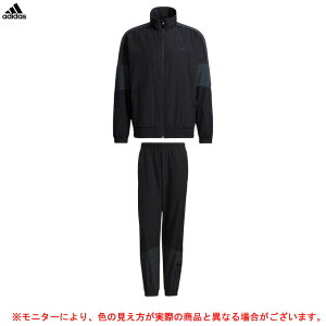 adidas(アディダス)ルーズフィット ウーブントラックトップ パンツ 上下セット(BN644/BN646)(スポーツ/トレーニング/ランニング/ウィンドブレーカー/長袖/ウェア/セットアップ/男性用/メン