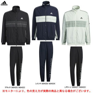 adidas(アディダス)オーバーサイズフィット ウーブンジャケット パンツ 上下セット(BUK39/BUK36)(スポーツ/トレーニング/ランニング/セットアップ/裏メッシュ/男性用/メンズ)