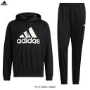 adidas（アディダス）M MH BOS 裏起毛 スウェットパーカー パンツ 上下セット（JIB45/JAW46）（スポーツ/トレーニング/スウェット上下セット/セットアップ/パーカー/フード付き/男性用/メンズ）