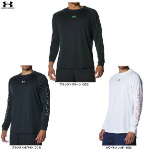 ◆メール便対応商品◆UNDER ARMOUR(アンダーアーマー)UAテック グラフィック ロングスリーブTシャツ(1381373)(バスケットボール/バスケ/スポーツ/トレーニング/プラクティスシャツ/長袖/ロ