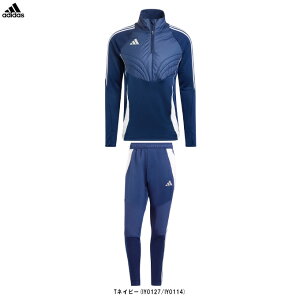 adidas(アディダス)ティロ24 ウィンタライズドトップ パンツ 上下セット(JTQ63/JTQ71)(サッカー/フットサル/スポーツ/トレーニング/ランニング/ジャージ上下/ウェア/中綿/長袖/セットアップ