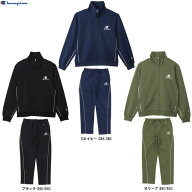 Champion（チャンピオン）ジップジャケット ロングパンツ 上下セット（C3CSE10/C3CSF10）（スポーツ/トレ…