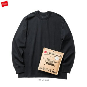 Hanes�i�w�C���Y�jKURO �N���[�l�b�N�����O�X���[�uT�V���c�iHM4D202�j�i�X�|�[�c/�g���[�j���O/�t�B�b�g�l�X/����/�g�b�v�X/�J�W���A��/�j���p/�����Y�j