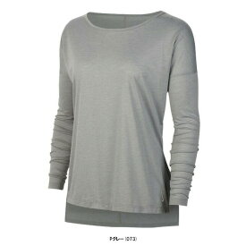 ◆メール便対応商品◆NIKE（ナイキ）ウィメンズ ヨガ レイヤー L/S トップ（CJ9325）（スポーツ/トレーニング/フィットネス/ランニング/ヨガ/ピラティス/カジュアル/ウェア/長袖/女性用/レディース）