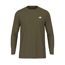 ◆メール便対応商品◆New Balance（ニューバランス）Sport ロングスリーブTシャツ（MT51802）（スポーツ/トレーニング/フィットネス/カジュアル/ドライ/長袖/ウェア/男性用/メンズ）