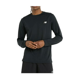◆メール便対応商品◆New Balance（ニューバランス）Sport ロングスリーブTシャツ（MT51802）（スポーツ/トレーニング/フィットネス/カジュアル/ドライ/長袖/ウェア/男性用/メンズ）