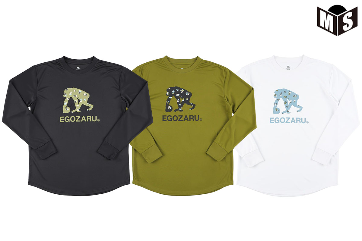 2021秋冬モデル 【3色展開】エゴザル EGOZARUバスケ ロンtFLOAT LOGOロングTシャツ【EZLT-F2126】