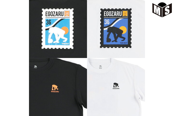 楽天市場】【2色展開】エゴザル EGOZARUバスケ tシャツBACKPRINT Tシャツ【EZST-S2208】 : MIZOGUCHISPORTS