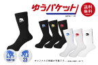 ◆◆ネーム刺繍可能◆【2足購入でメール便送料無料】ラインソックス【EZAC-T2201】エゴザルバスケ バッソク 靴下